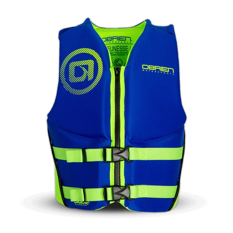 O'BRIEN VEST TRADITIONAL YOUTH BLUE/GRN