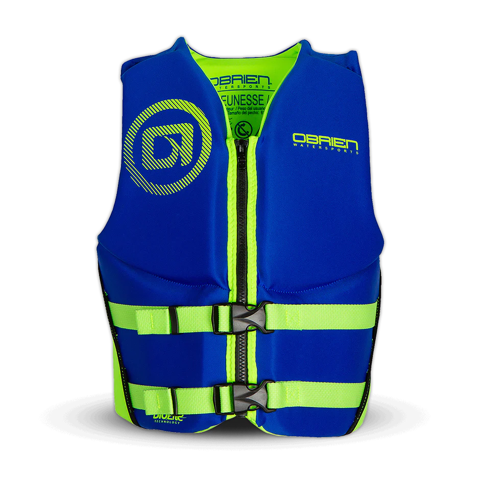 O'BRIEN VEST TRADITIONAL YOUTH BLUE/GRN