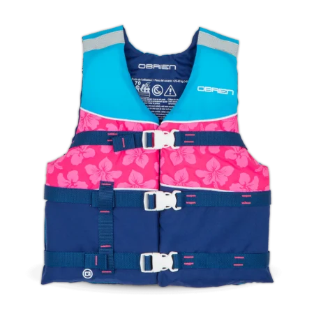 O'BRIEN VEST YOUTH PINK NYL HMZ