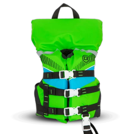 OB/VE VEST CHILD W/COLLAR GREEN NYL