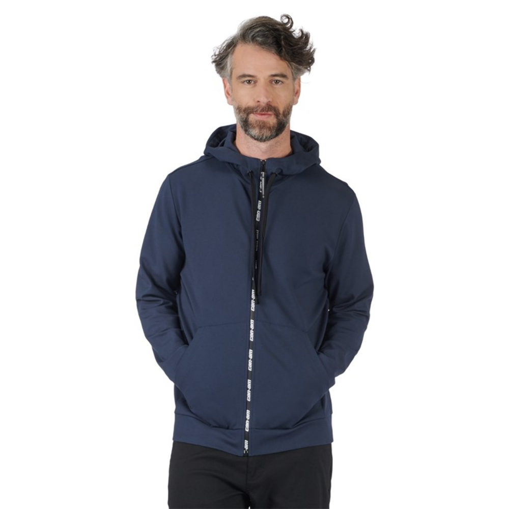 BO/RO ZIP-UP PONTE HOODIE MEN M