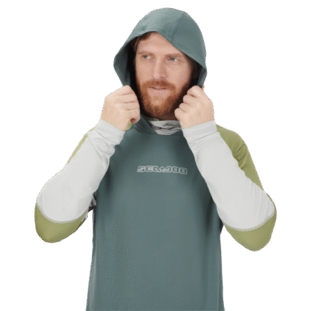 SE/DO M UV PROTECT HOODED SHIRT MG M