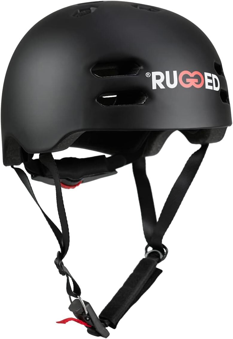 FUN/4U RUGGED SKATER HELMET BLACK