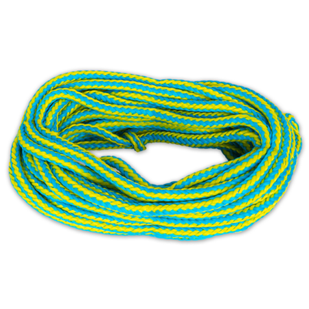 O'BRIEN ROPE 2P TUBE YLW/AQUA (FLOATING)