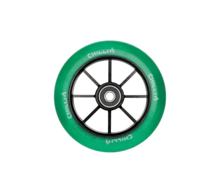 FUN/4U CHILLI WHEEL BASE(S) AND ROCKY SERIES-110MM-CANDY GREEN