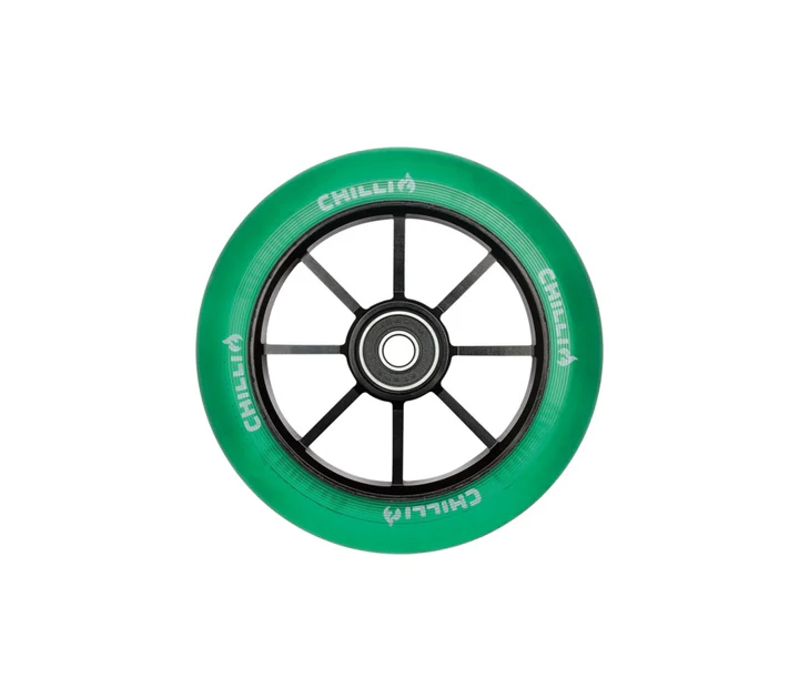 FUN/4U CHILLI WHEEL BASE(S) AND ROCKY SERIES-110MM-CANDY GREEN