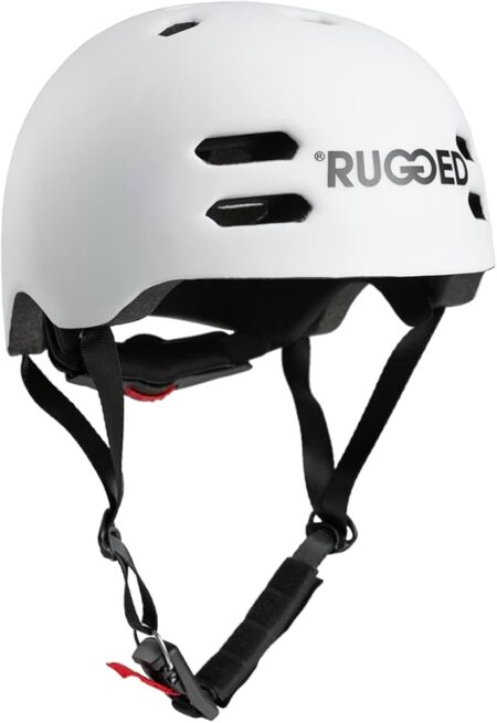RUGGED SKATER HELMET WHITE