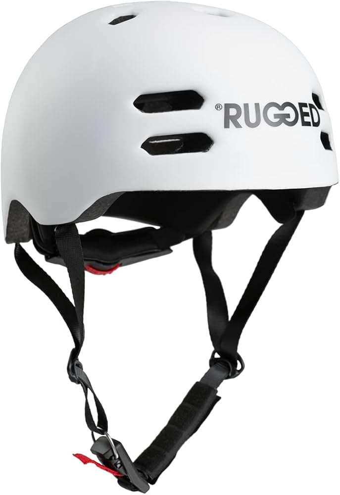 RUGGED SKATER HELMET WHITE
