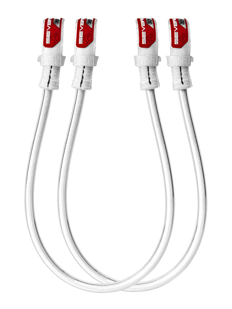 SEVERNE FIXED HARNESS LINES 28" WHITE (PAIR)