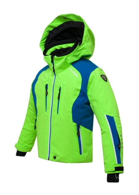 MAROON PEAK JUNIOR SKI JACKET SZ4 GEKO/BLUE