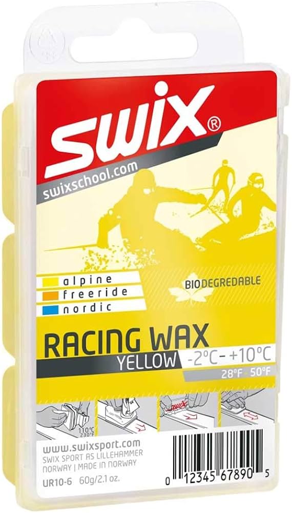 PA/SK WAX AND TOOLS SWIX UR10-6 RACING WAX YELLOW
