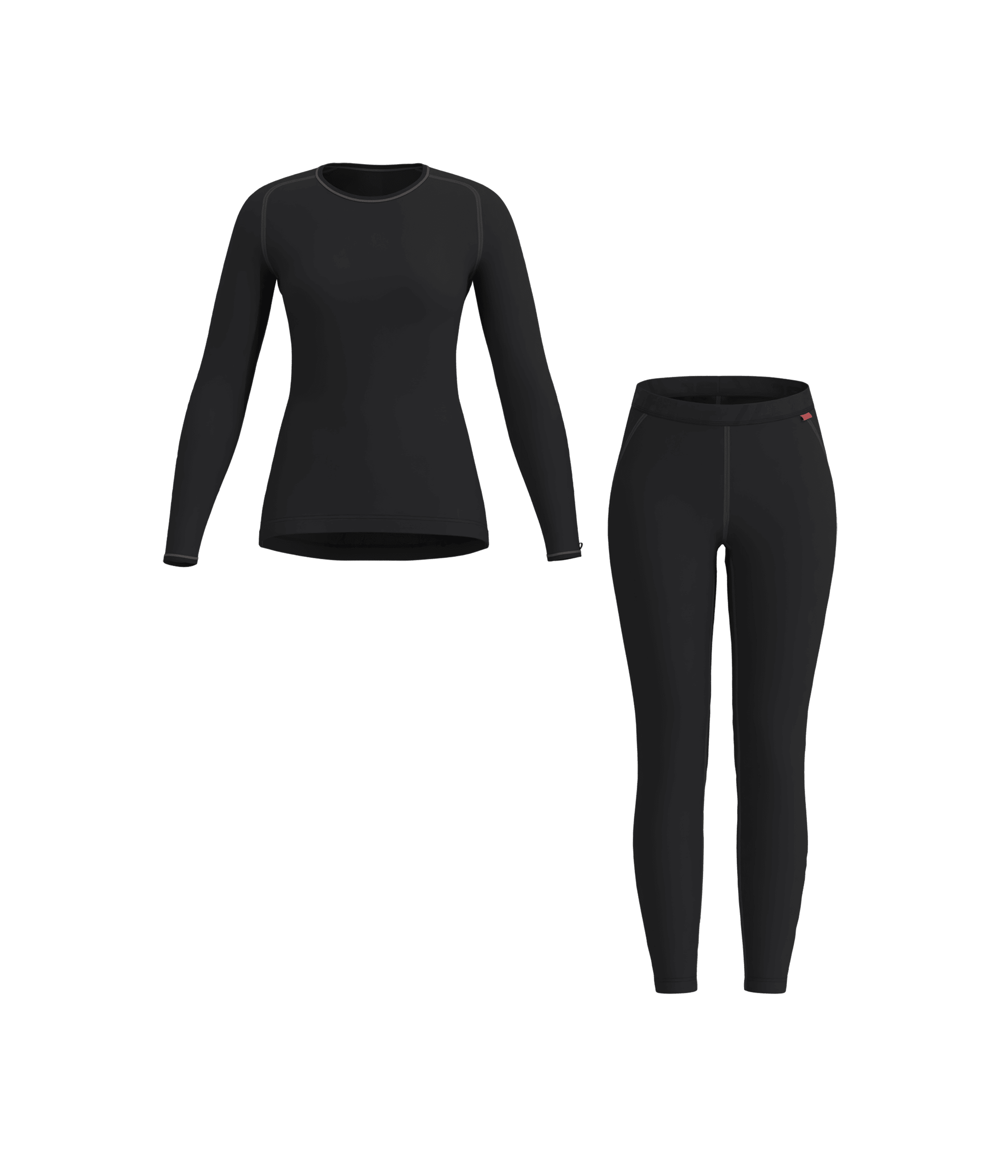 SKIUNDERWEAR SET WOMAN BLACK - 38