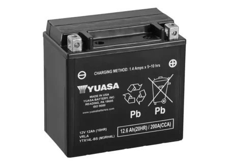 YUASA YTX14L BATTERY 12 VOLT 12AH