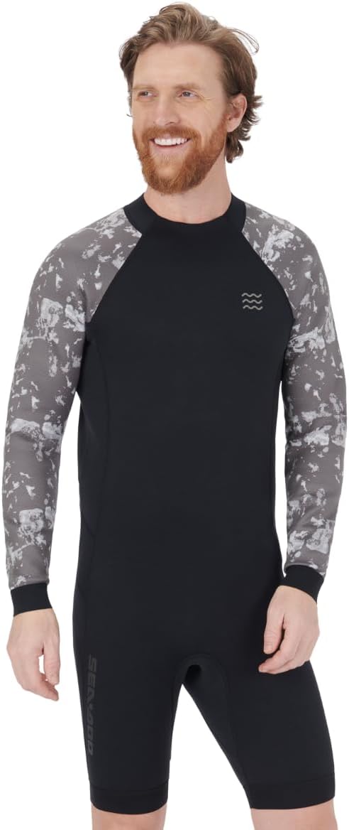 SEA-DOO M 2/2 SHORTY WET SUIT LS BK 2XL