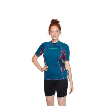 SEA-DOO EXOTIC SHORT SLEEVE RASHGUARD LADIES L