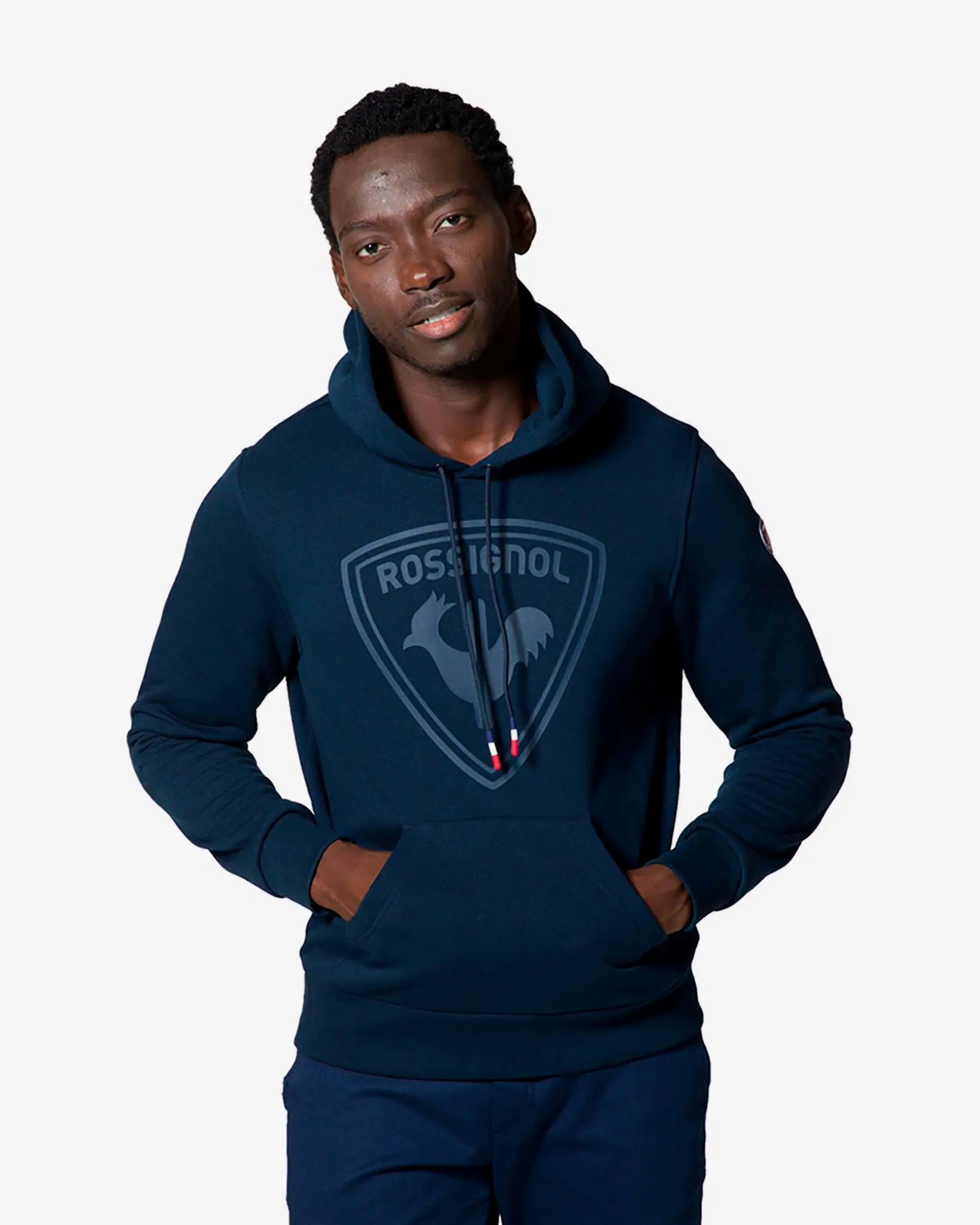 ROSSIGNOL  LOGO SWEAT HOOD FT 715 DARK NAVY