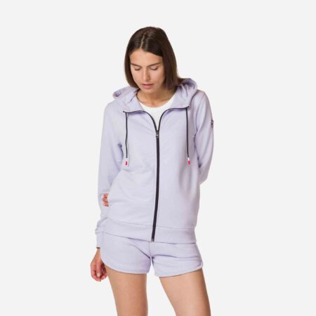 ROSSIGNOL W LOGO SWEAT FZ HOOD FLL 36L LAVANDER GR