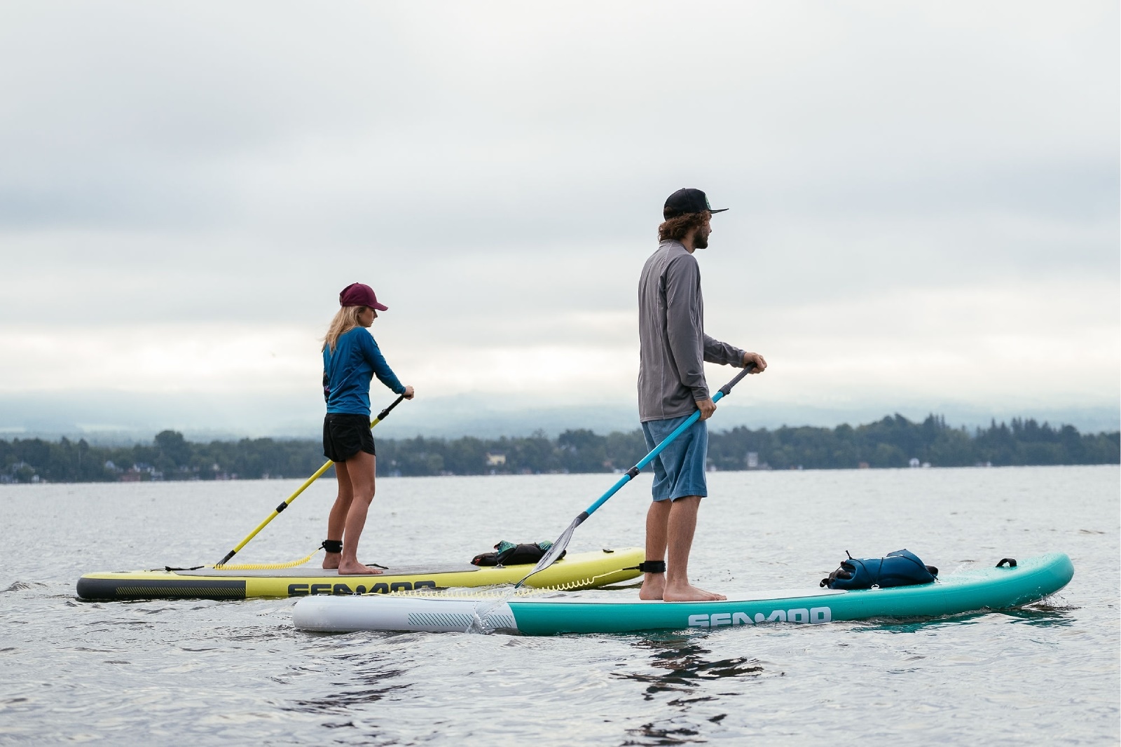 SEA-DOO CE INFL. ST UP PADDLE BOARD BLUE - Image 4