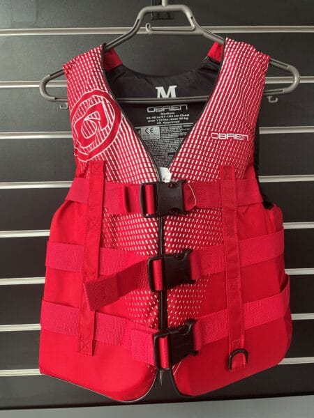 O'BRIEN VEST, M NYL RENTAL RED EUR
