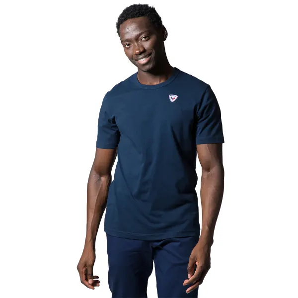 ROSSIGNOL LOGO PLAIN TEE 715 DARK NAVY