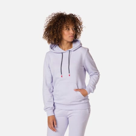 ROSSIGNOL W LOGO SWEAT HOOD FT 36L LAVANDER GR