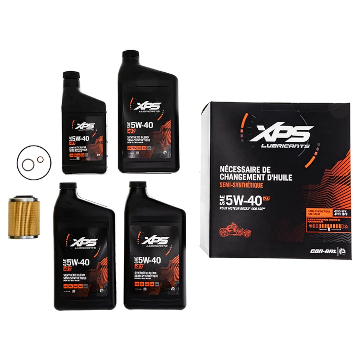 XPS CAN-AM RYKER OIL CHANGE KIT 5W40 900CC