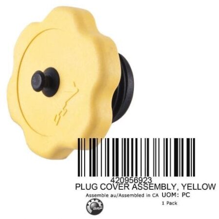 SEA-DOO PLUG COVER ASSEMBLY YELLOW (C4)