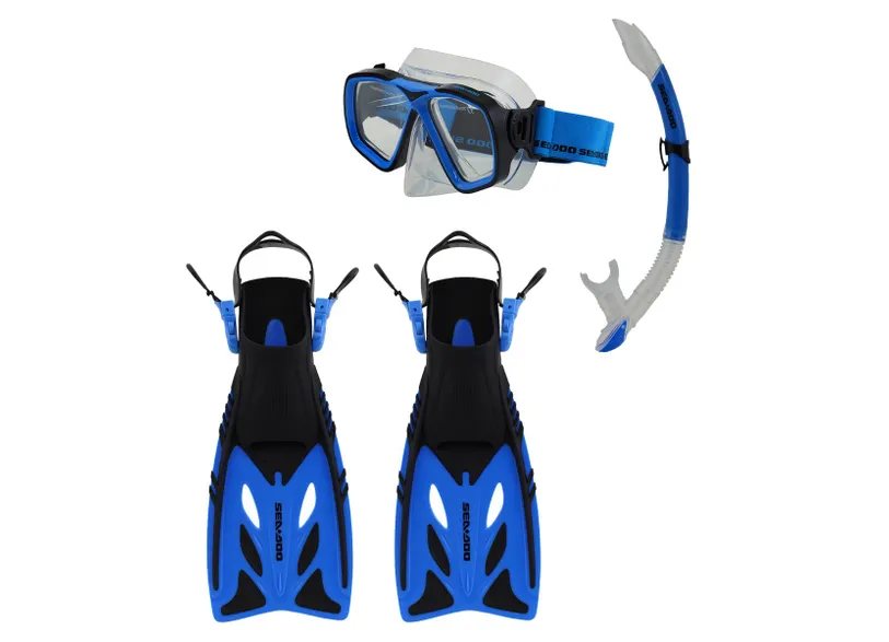 Sea-Doo Junior Mask, Snorkel & Fins Set L/XL